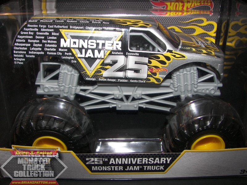 monster jam 25th anniversary truck